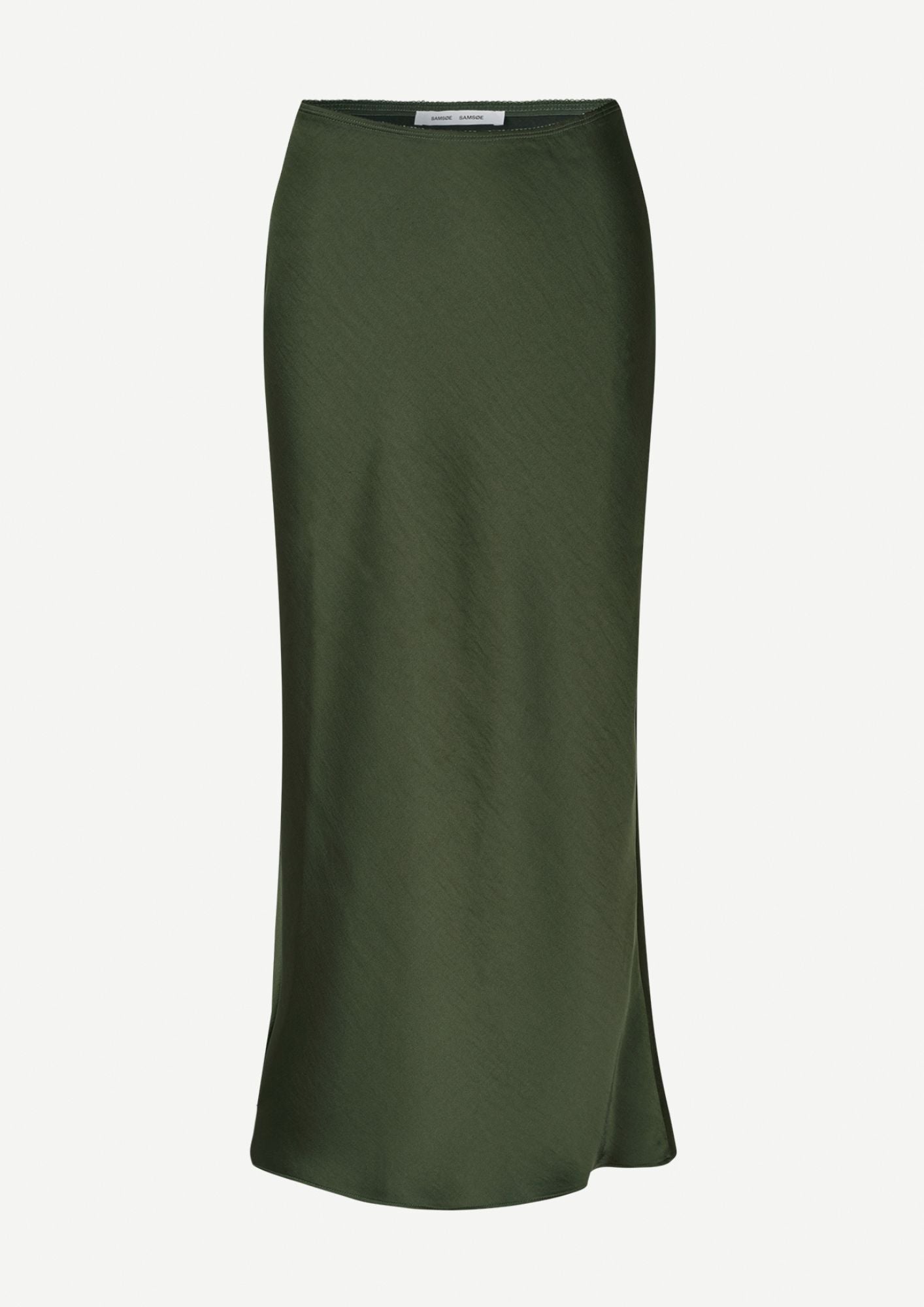 Dark green long length skirt