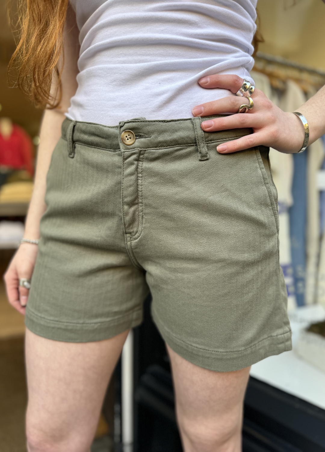 Khaki shorts