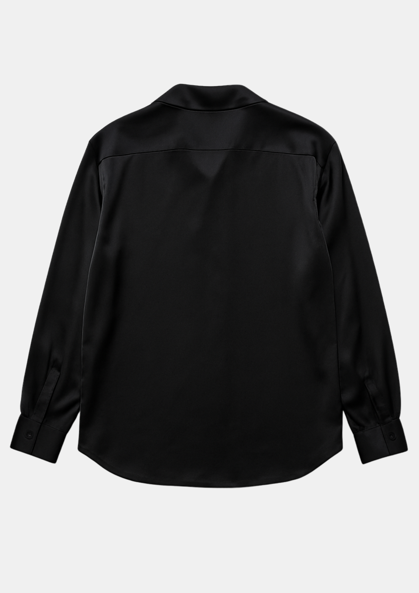 oversized black button down shirt 