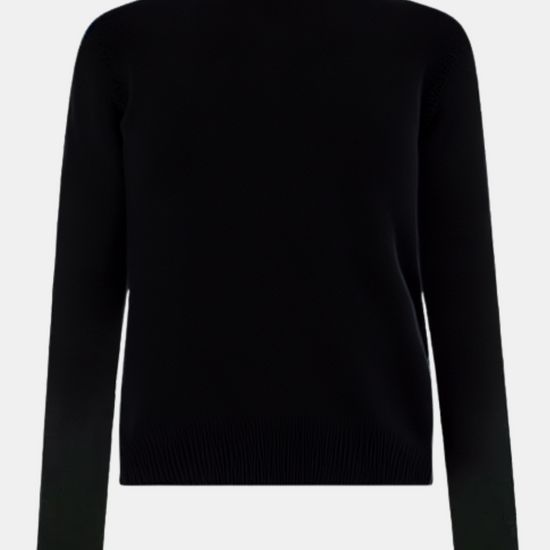 black cardigan with collar from mos mosh rear view