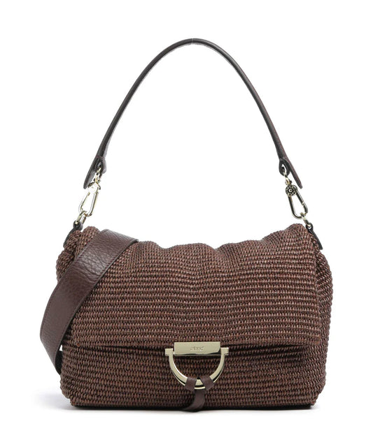 Temi Raffia Small Dark Wood