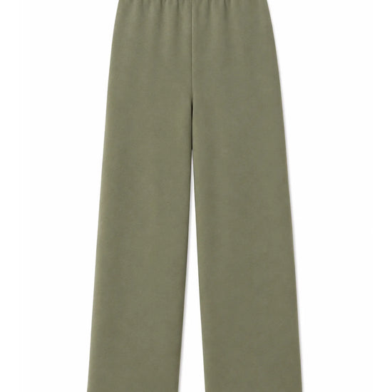 Green pants on a white background