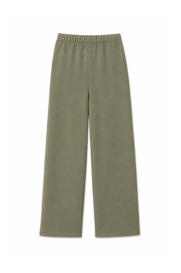 Green pants on a white background