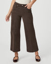 Chocolate brown cropped jean