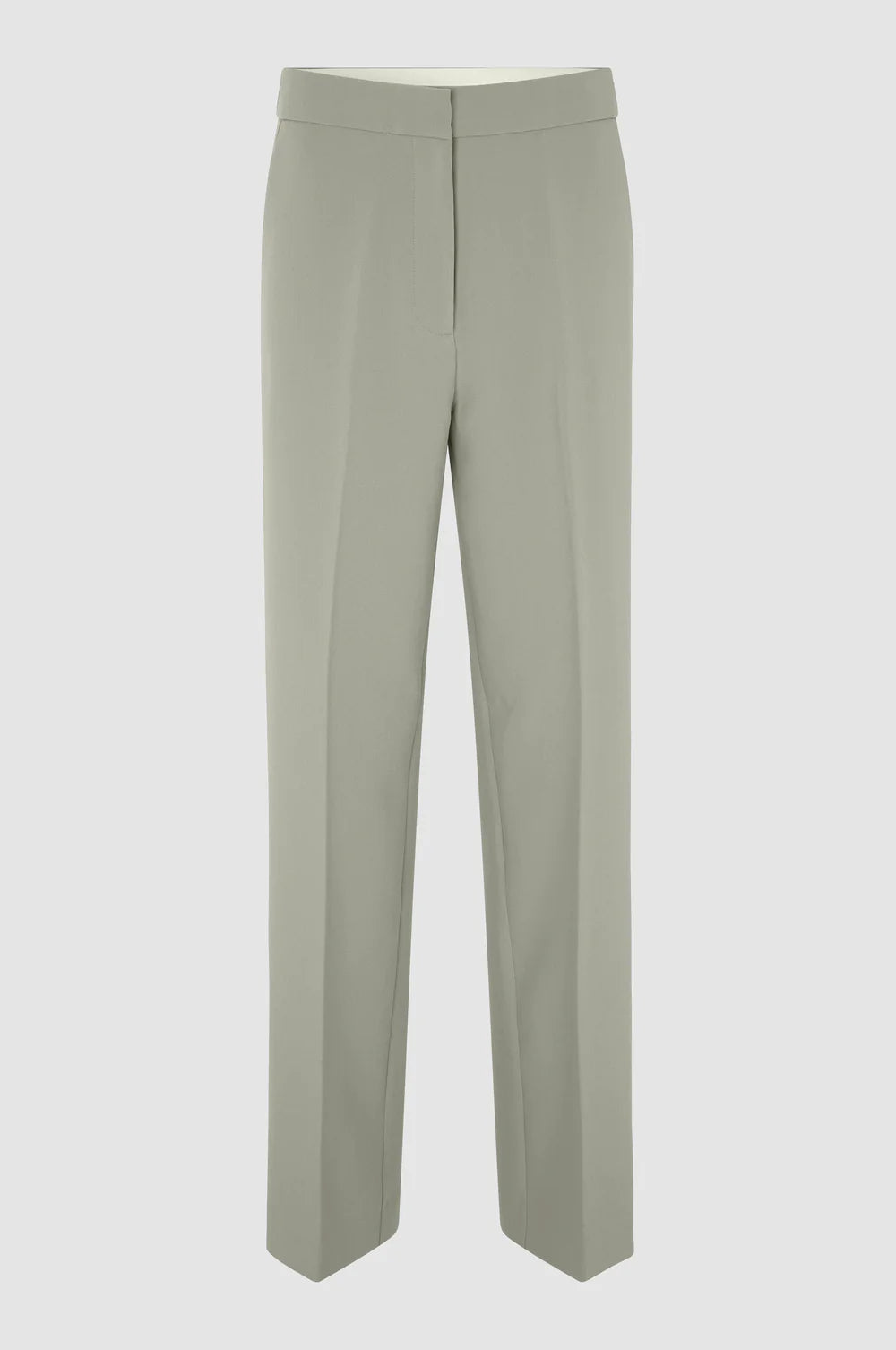 Light green / grey coloured wide leg trousers
