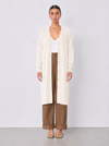 Godie Long Cardigan Ecru