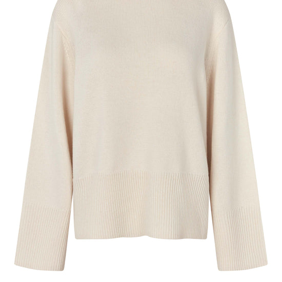 Beige sweater on a white background from Second Female