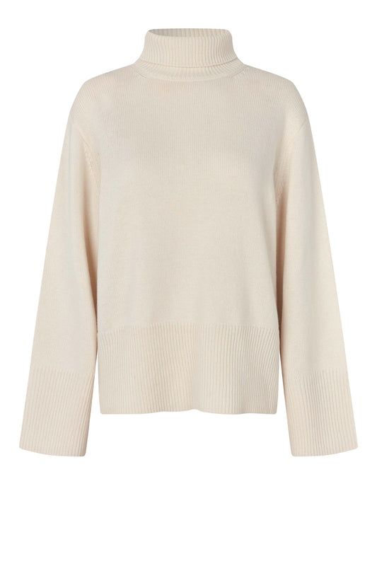 Beige sweater on a white background from Second Female