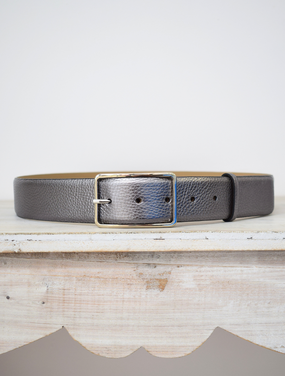 Wide 2025 silver belt