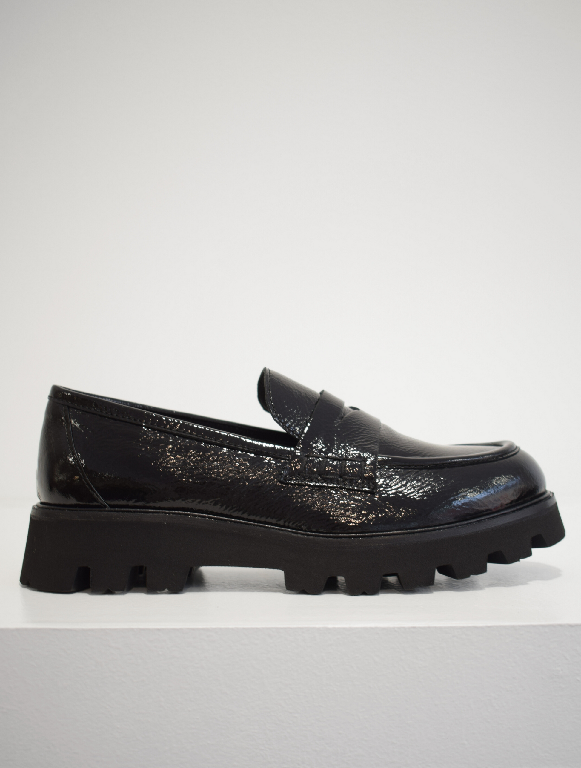 Black loafer