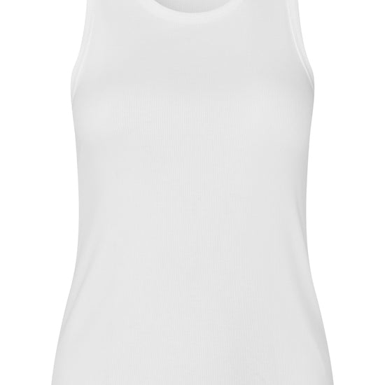 White vest t shirt from second female