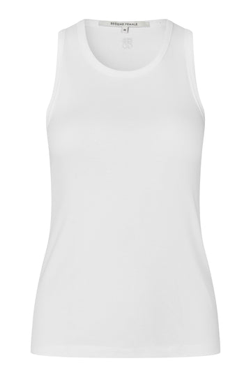 White vest t shirt from second female