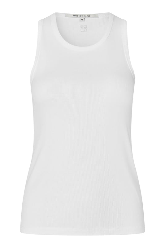White vest t shirt from second female