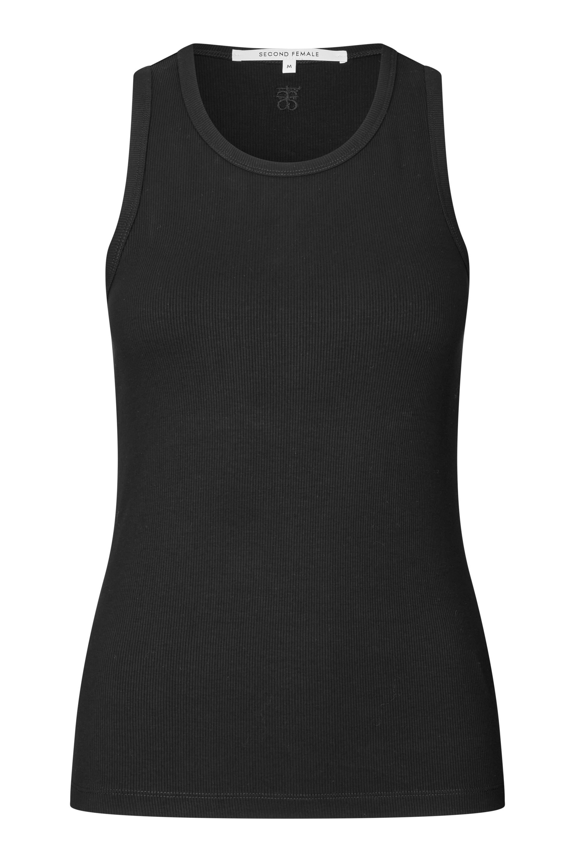 Black vest top from second female