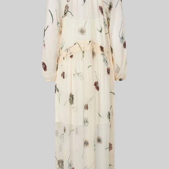 Floral patterned dress on a gray background from Second Female