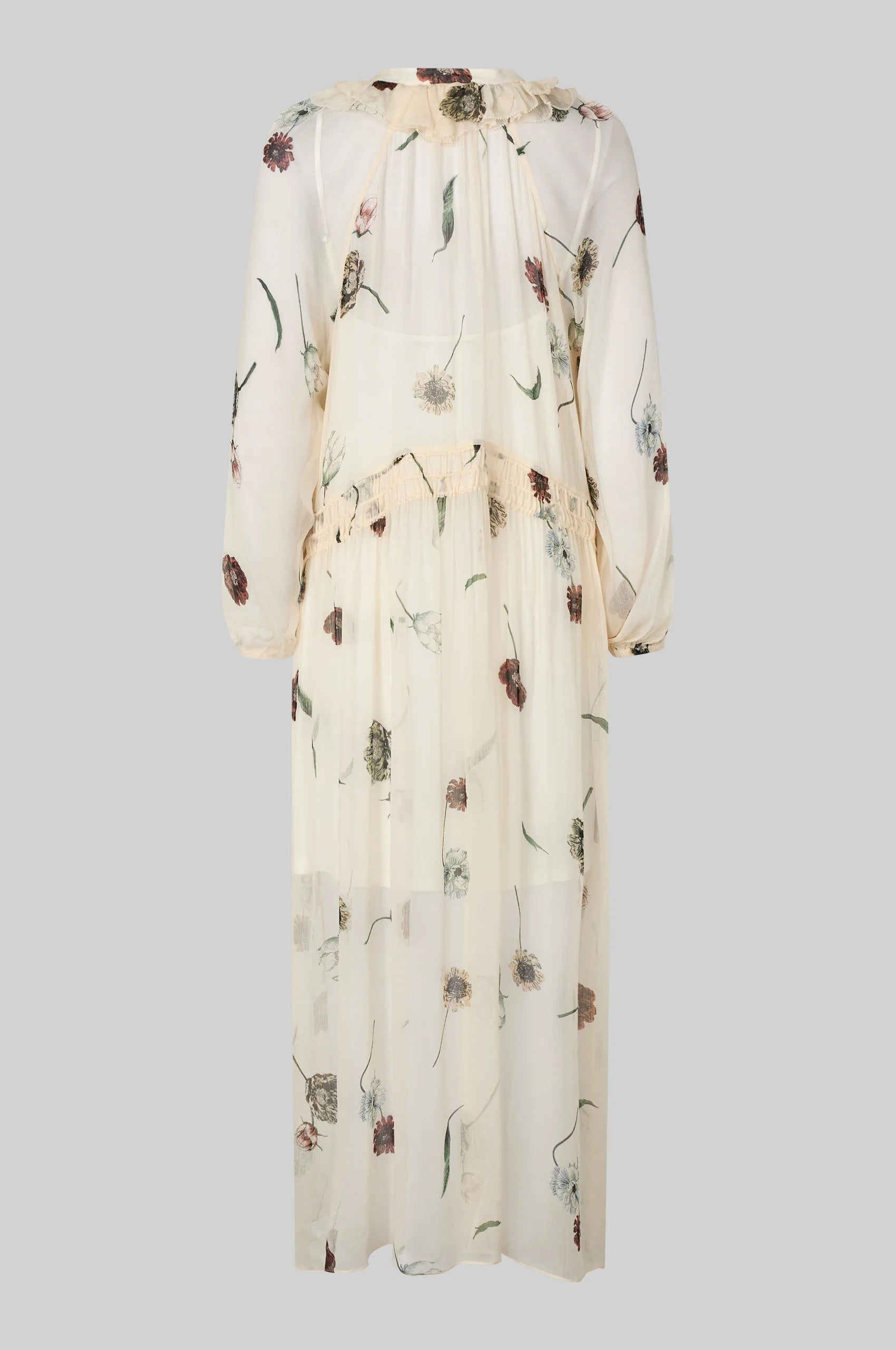 Floral patterned dress on a gray background from Second Female