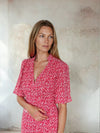 Ditsy print V neck sleeve with elbow length sleeves from Sirens