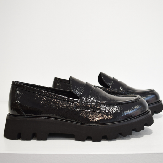 Black loafer