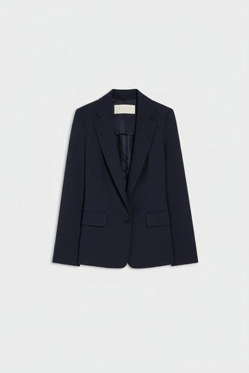navy single breasted blazer