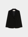 Black blazer on a white background