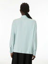 green blouse rear view