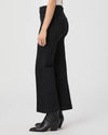 black high rise cropped jeans side view 