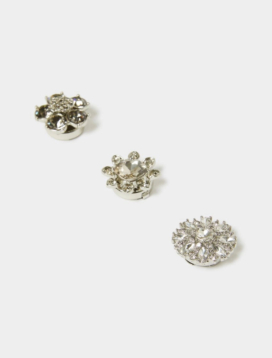 3 rhinestone button covers from iblues 