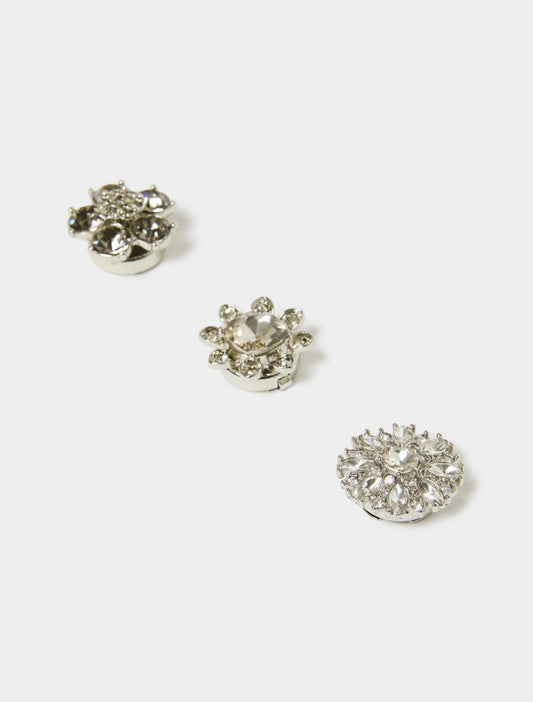 3 rhinestone button covers from iblues 