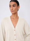 Godie Long Cardigan Ecru