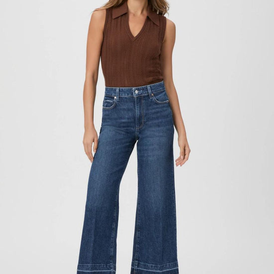 Anessa cropped jeans with distressed hem