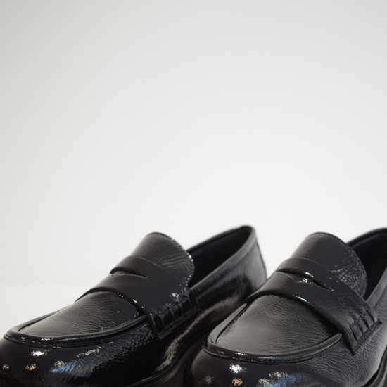 Black loafer