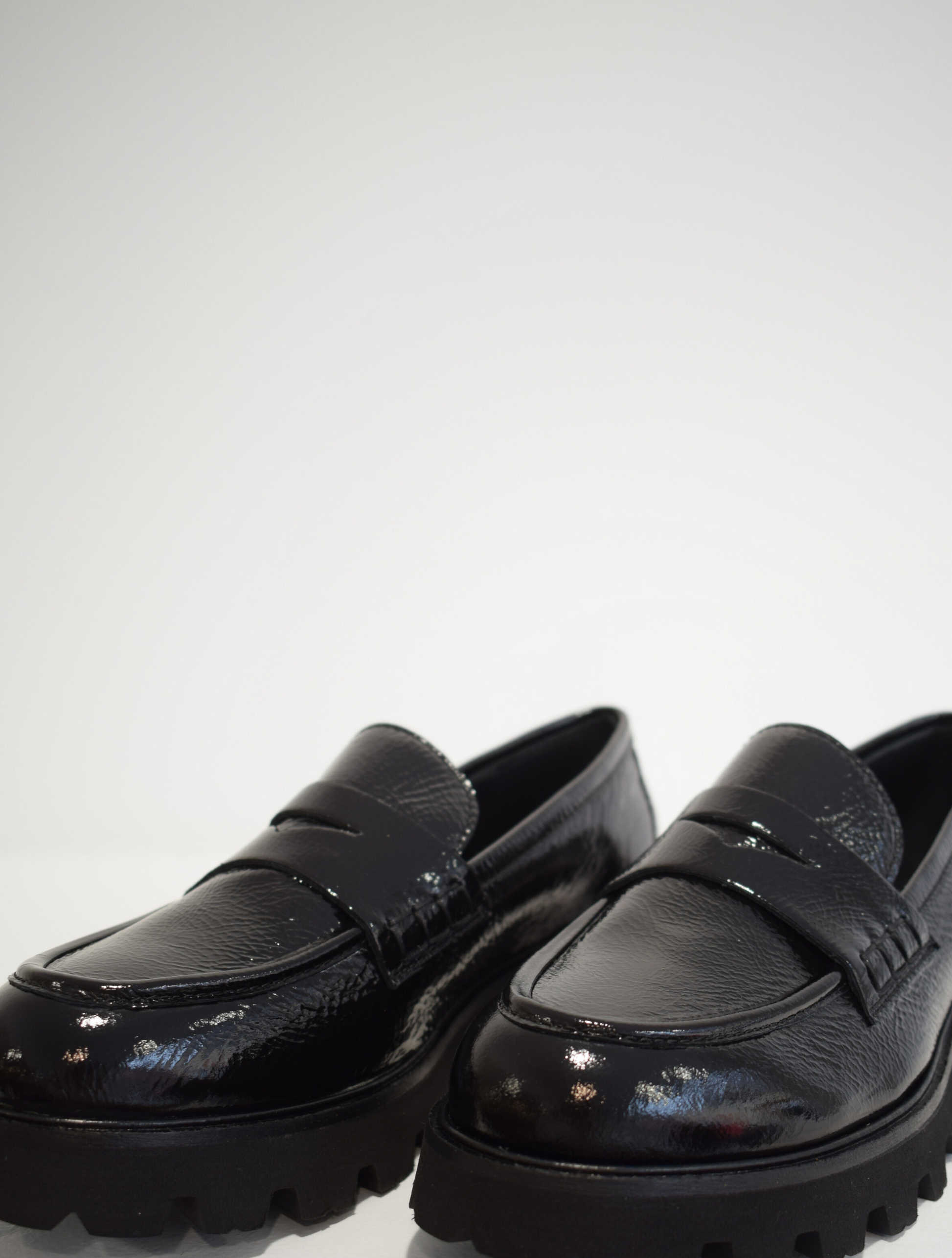 Black loafer