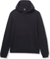 dark navy ribbed hoodie with kangaroo front pocket