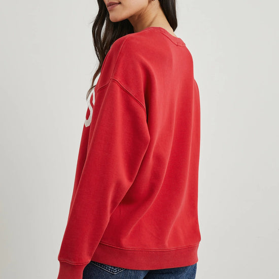 Red sweatshirt 