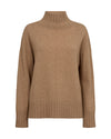 Funnel neck cashmere jumper