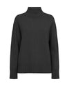 Black high neck cashmere jumper