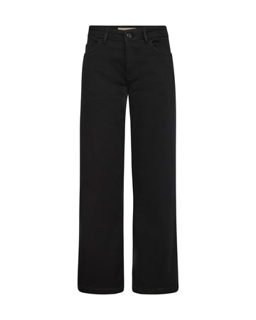 straight leg high waisted black jeans 