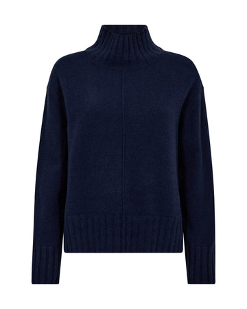 MMAima Cashmere Highneck Knit Maritime Blue