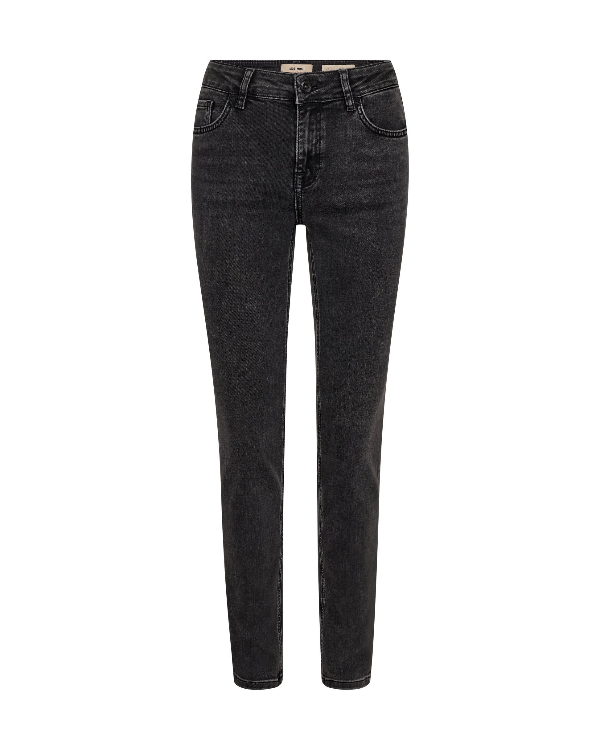 Grey skinny  jeans on a white background