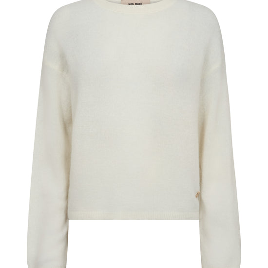 Ecru sweater on a white background