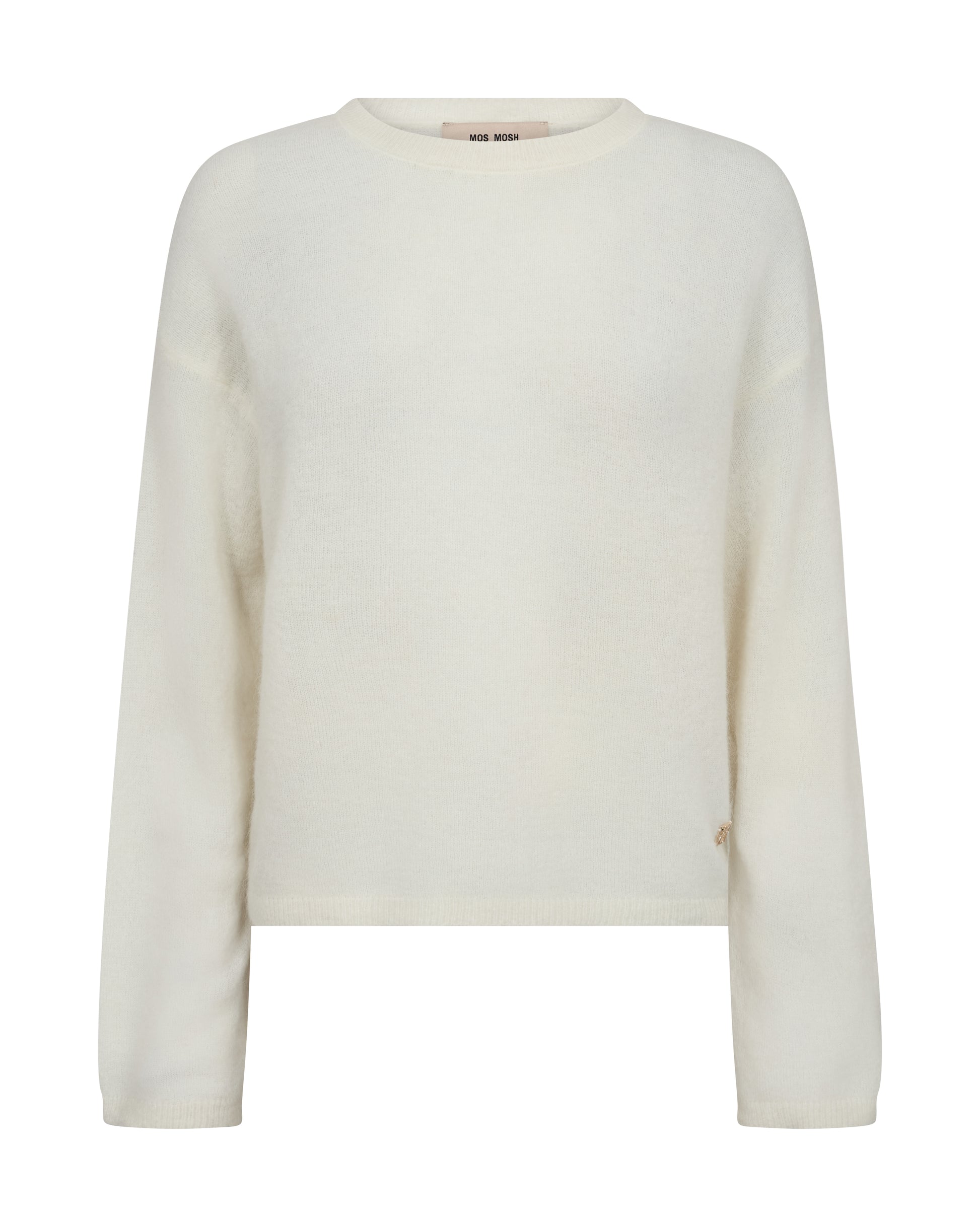 Ecru sweater on a white background