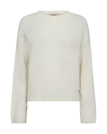 Ecru sweater on a white background