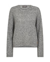 Gray sweater on a white background