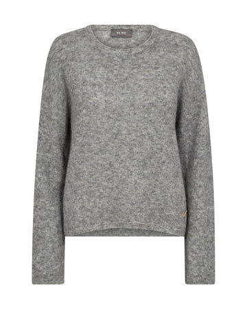 Gray sweater on a white background
