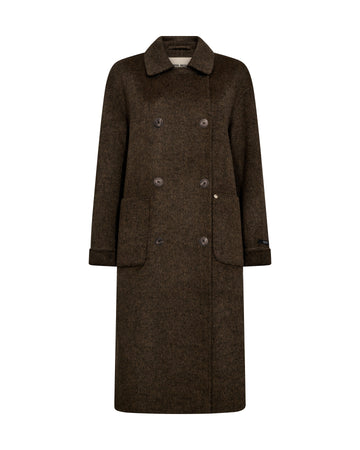 MMLucca Barkley Wool Coat Slate Black