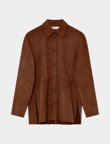 Andreas Suede Jacket Caramel Cafe