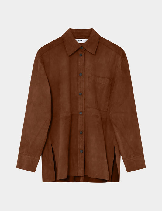Andreas Suede Jacket Caramel Cafe