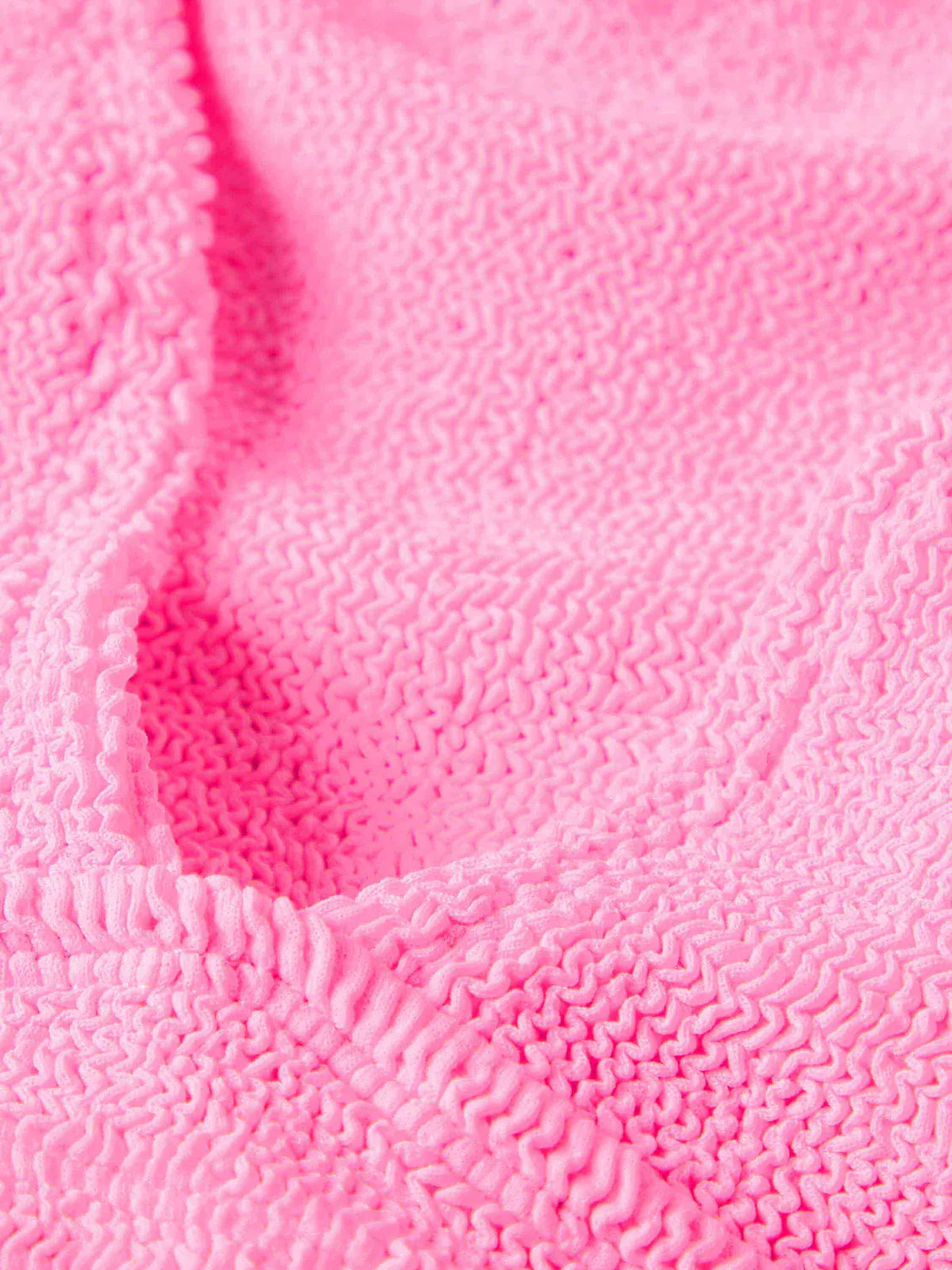 Close up of bikini fabric from HunzaG