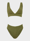 Moss Green One size bikini from Hunza