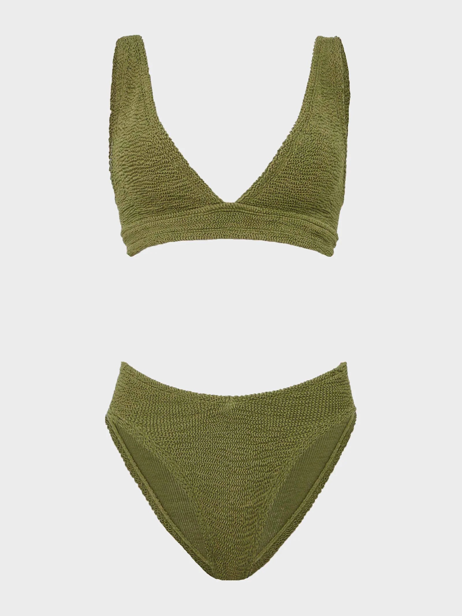 Moss Green One size bikini from Hunza
